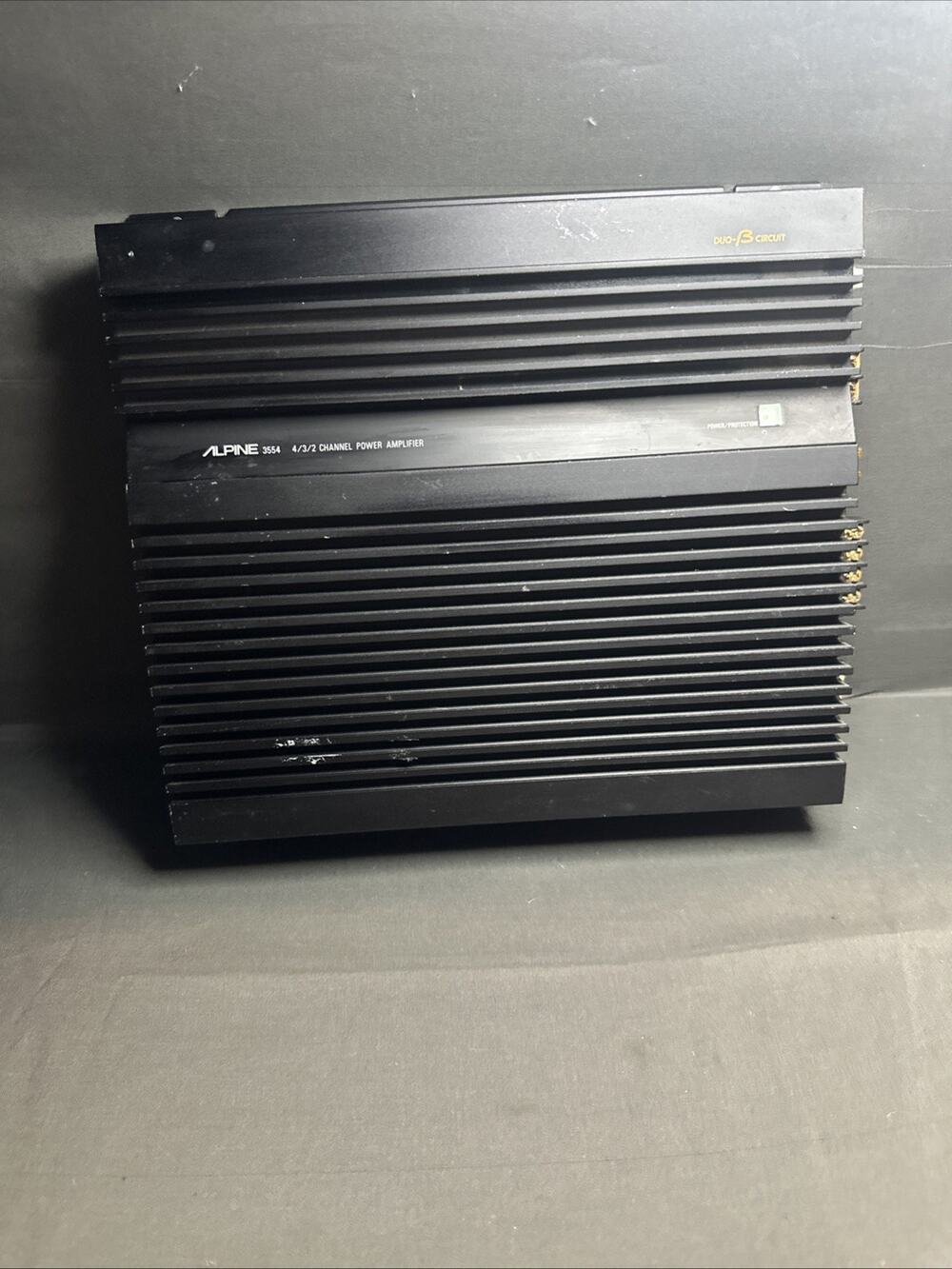 Alpine 3554 4/3/2 Channel Power Amplifier UNTESTED